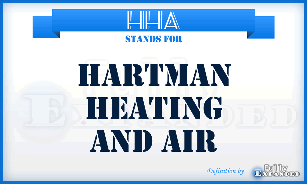 HHA - Hartman Heating and Air