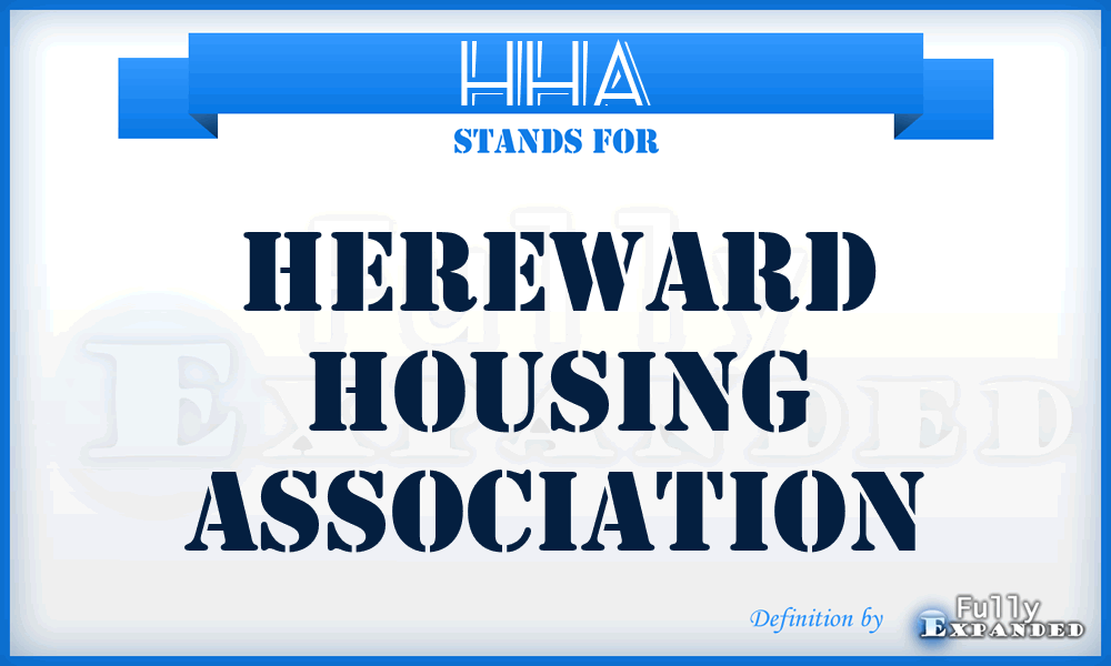 HHA - Hereward Housing Association