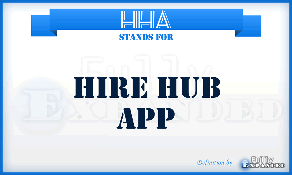 HHA - Hire Hub App