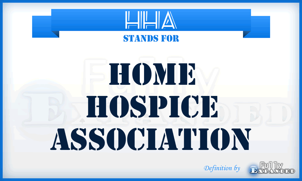 HHA - Home Hospice Association