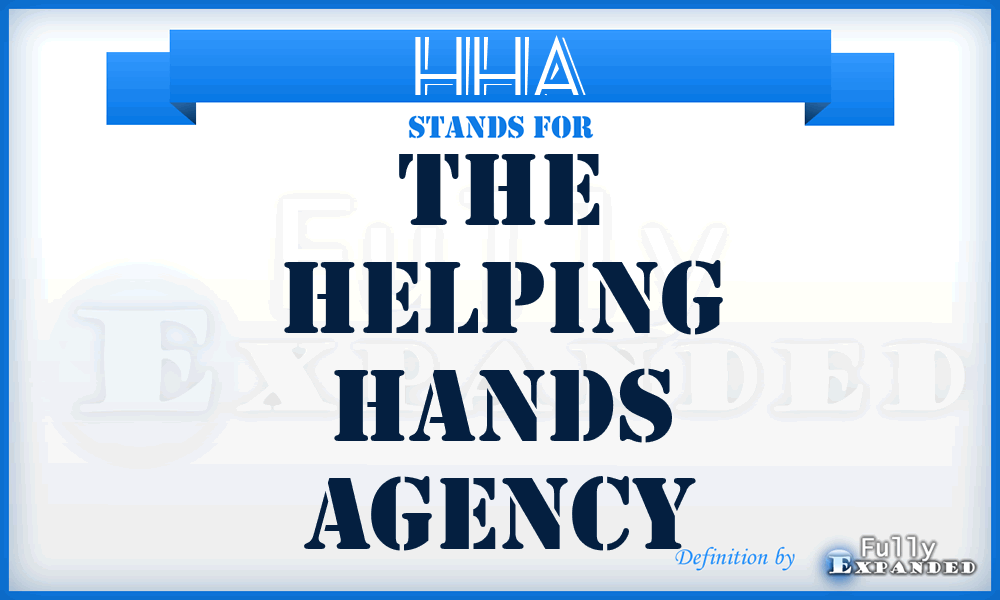 HHA - The Helping Hands Agency