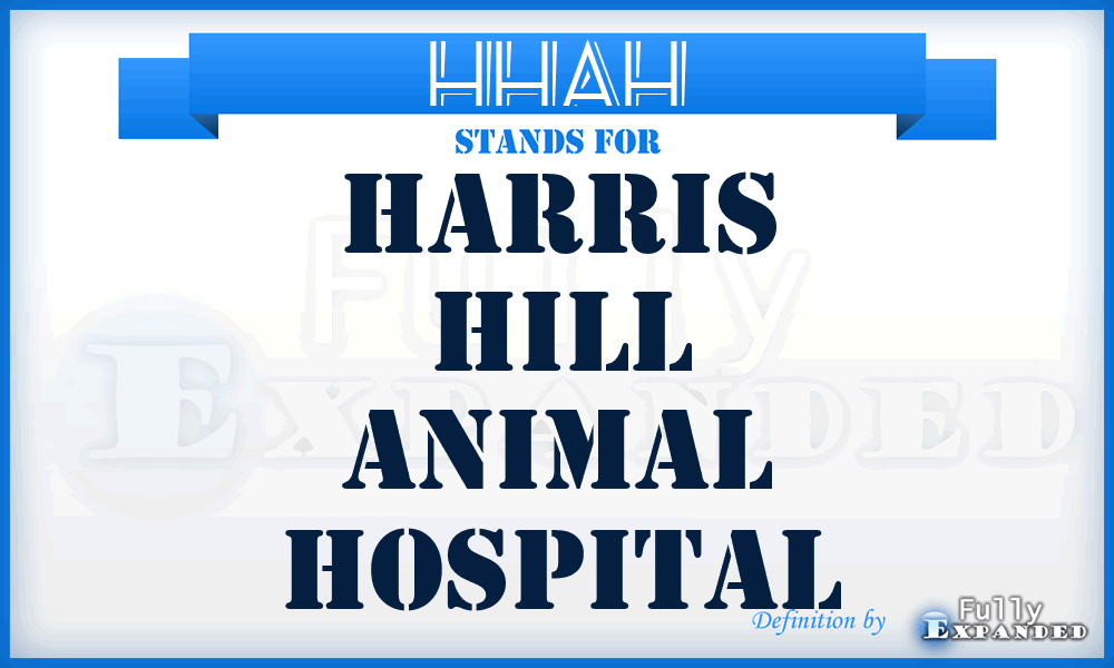 HHAH - Harris Hill Animal Hospital