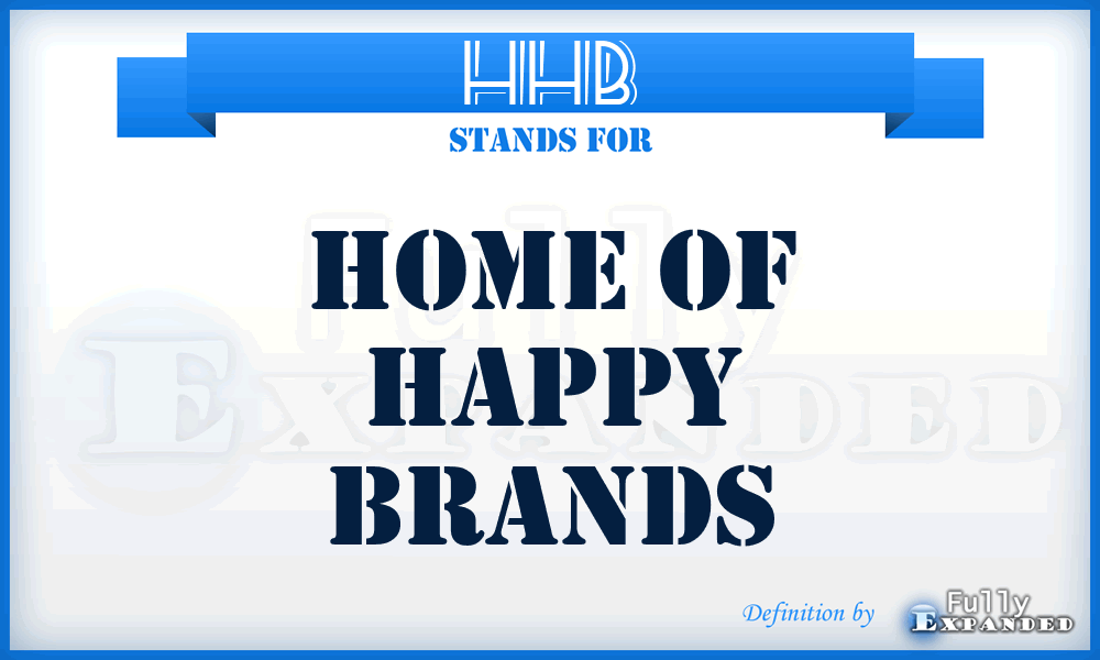 HHB - Home of Happy Brands
