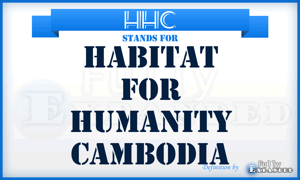 HHC - Habitat for Humanity Cambodia