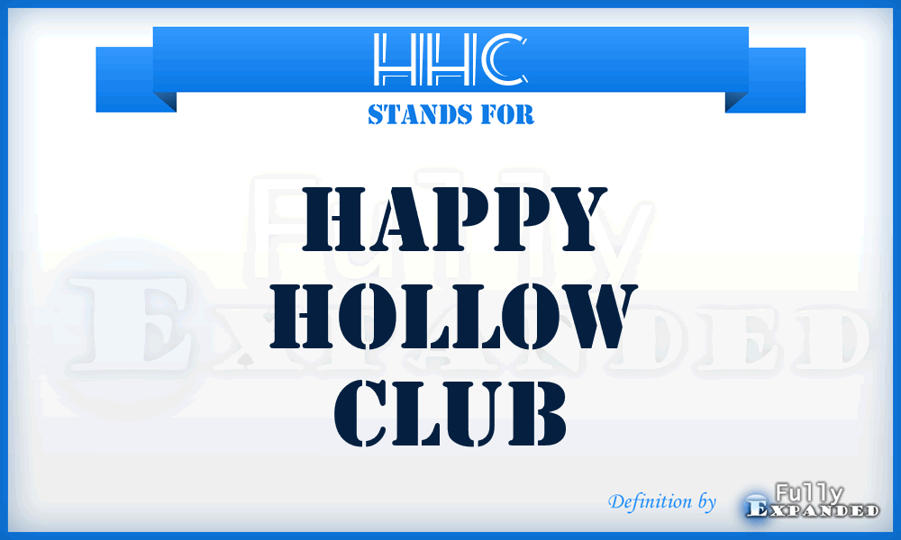 HHC - Happy Hollow Club
