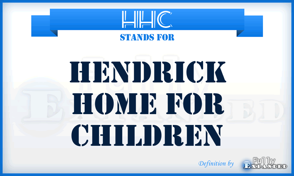 HHC - Hendrick Home for Children