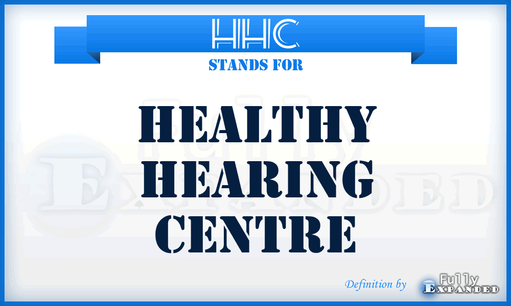 HHC - Healthy Hearing Centre