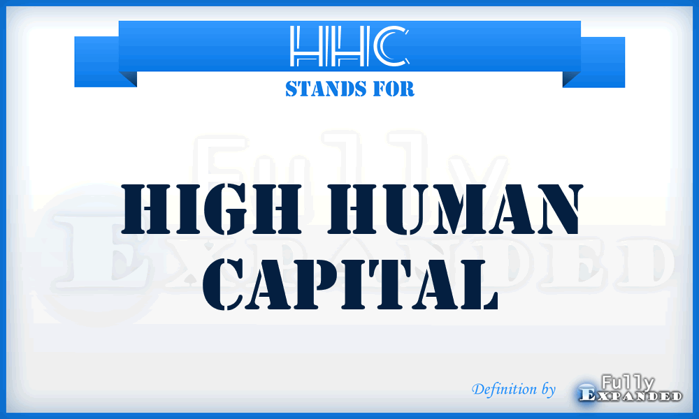 HHC - High Human Capital