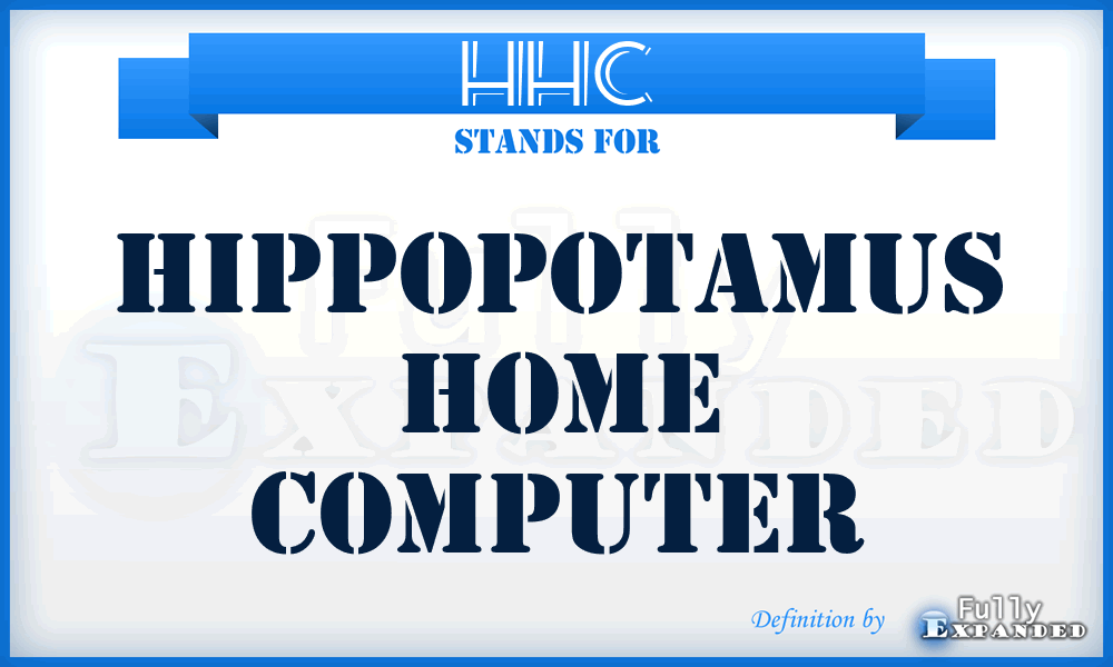 HHC - Hippopotamus Home Computer