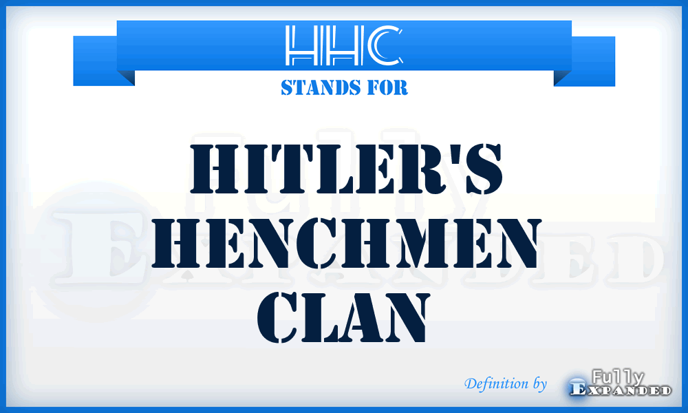 HHC - Hitler's Henchmen Clan