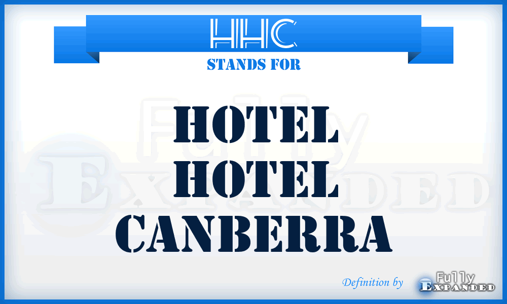 HHC - Hotel Hotel Canberra