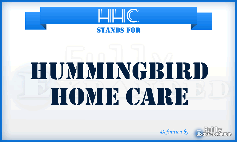 HHC - Hummingbird Home Care