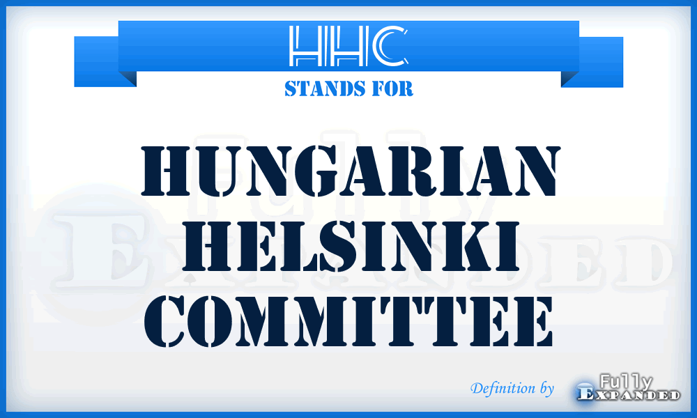 HHC - Hungarian Helsinki Committee