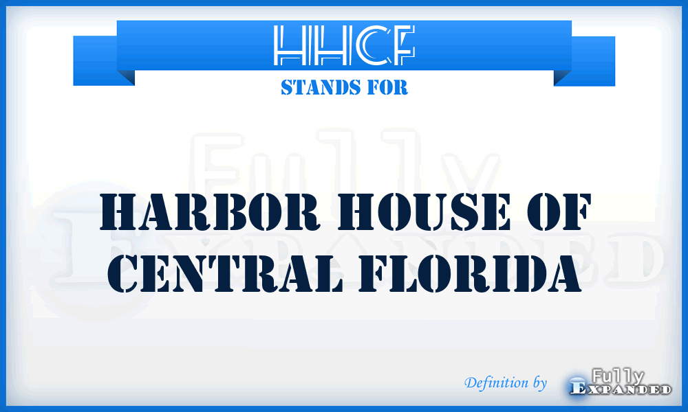 HHCF - Harbor House of Central Florida