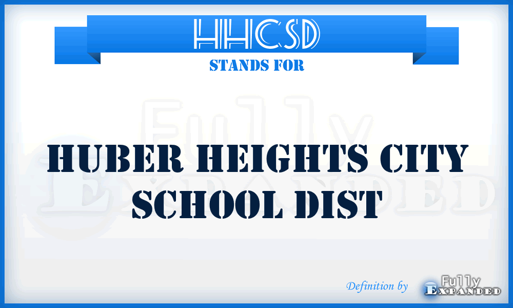 HHCSD - Huber Heights City School Dist