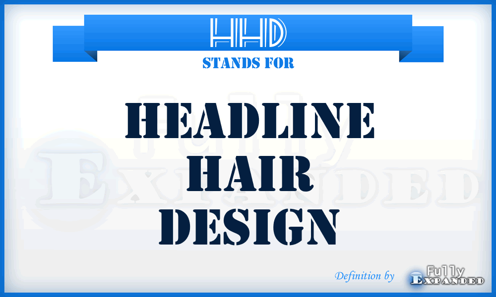 HHD - Headline Hair Design