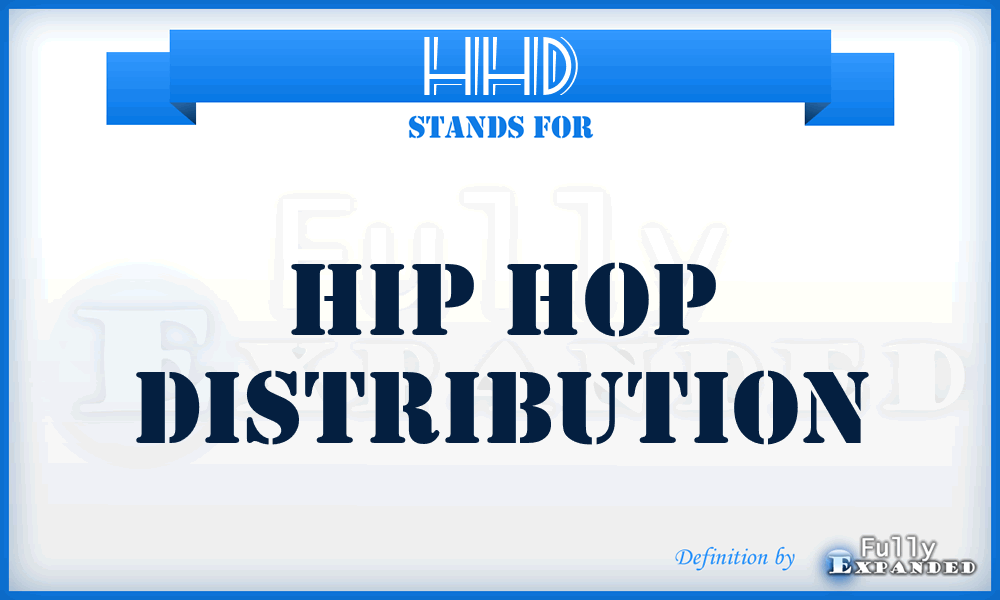 HHD - Hip Hop Distribution