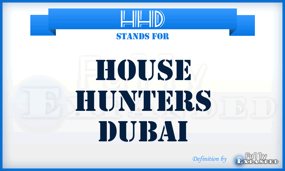 HHD - House Hunters Dubai