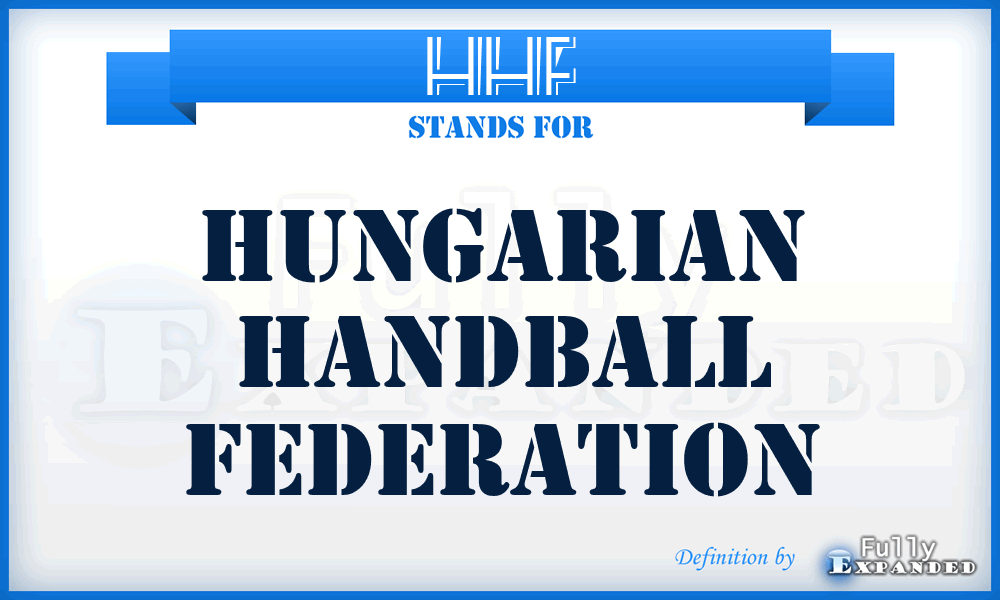 HHF - Hungarian Handball Federation