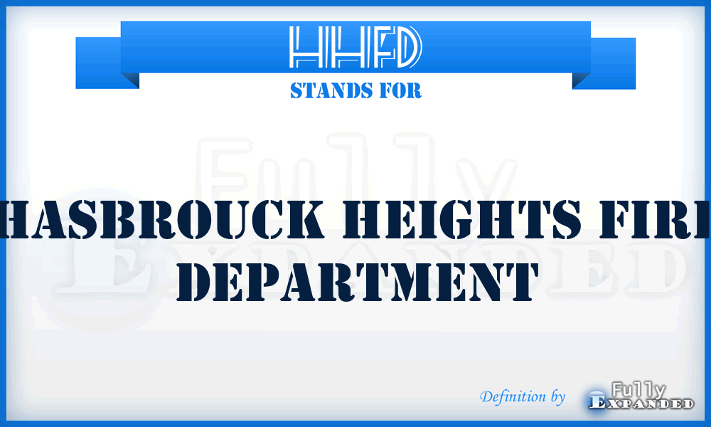 HHFD - Hasbrouck Heights Fire Department