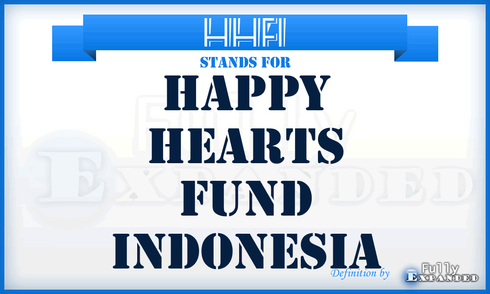 HHFI - Happy Hearts Fund Indonesia