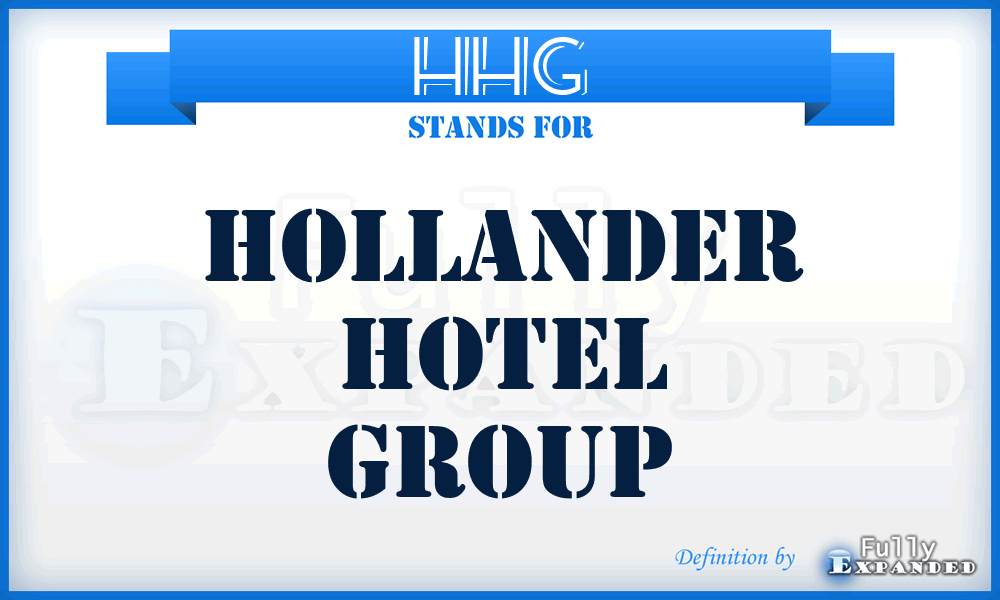 HHG - Hollander Hotel Group
