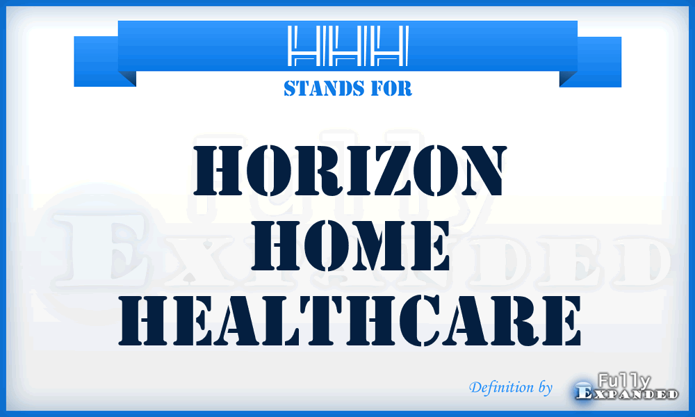 HHH - Horizon Home Healthcare