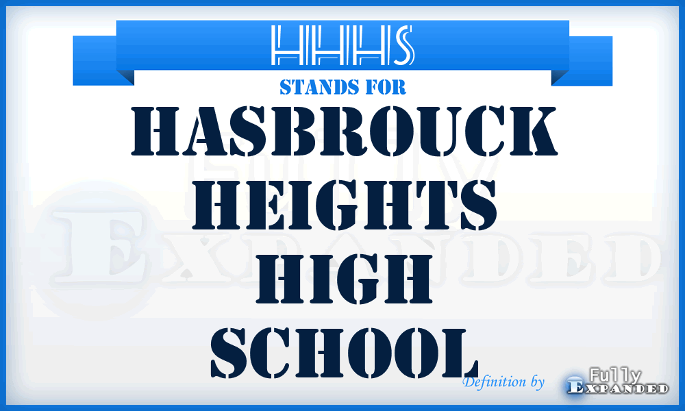 HHHS - Hasbrouck Heights High School