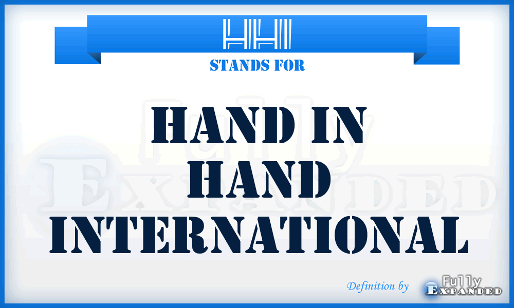 HHI - Hand in Hand International
