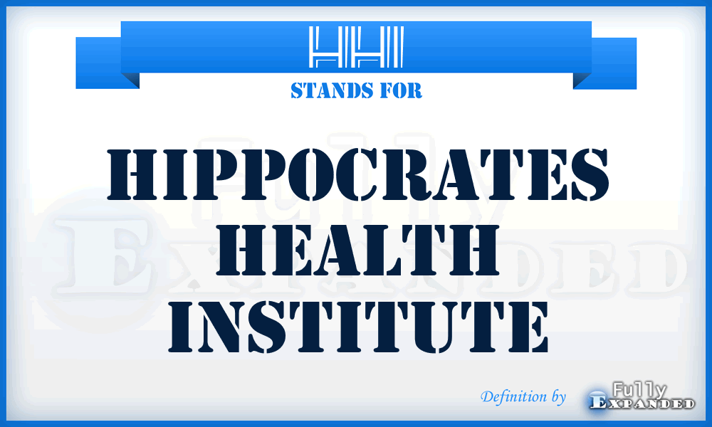 HHI - Hippocrates Health Institute