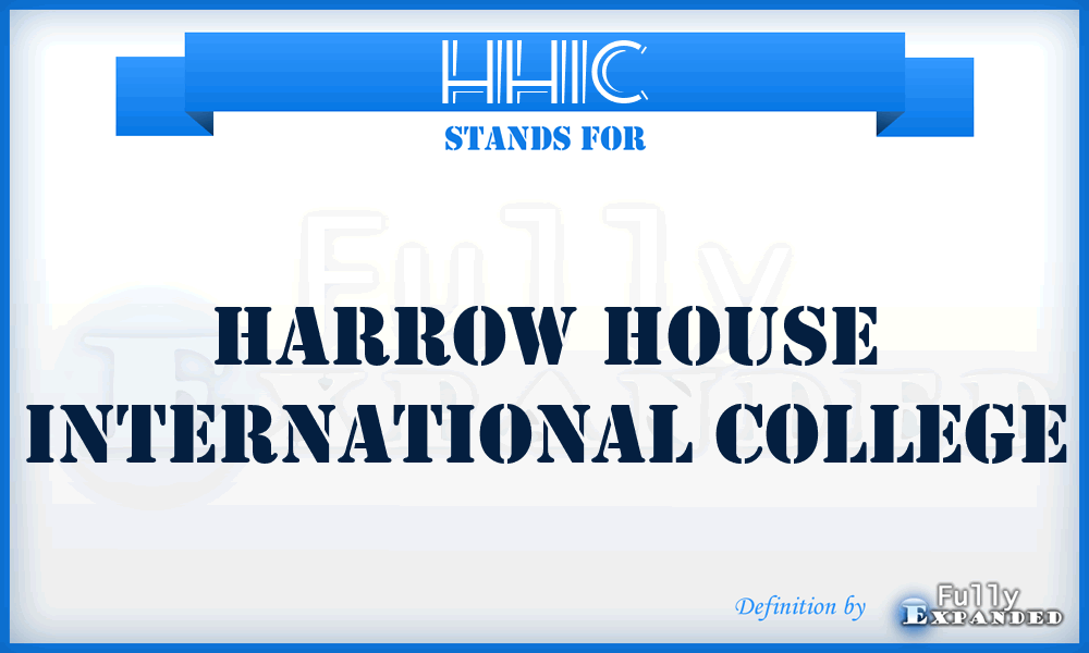 HHIC - Harrow House International College