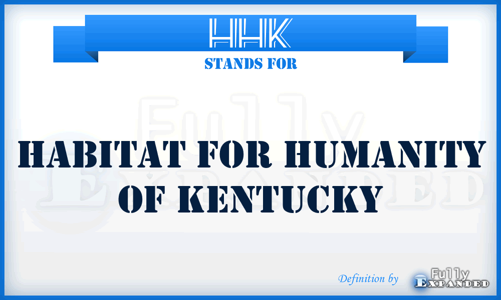 HHK - Habitat for Humanity of Kentucky