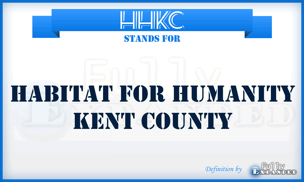 HHKC - Habitat for Humanity Kent County