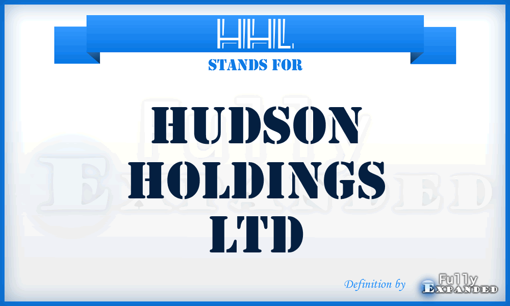 HHL - Hudson Holdings Ltd