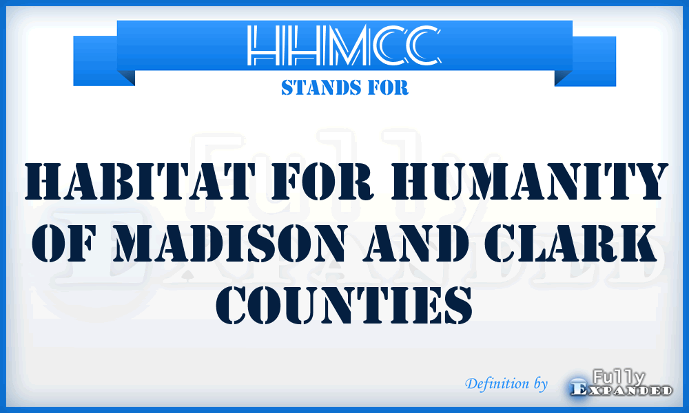 HHMCC - Habitat for Humanity of Madison and Clark Counties