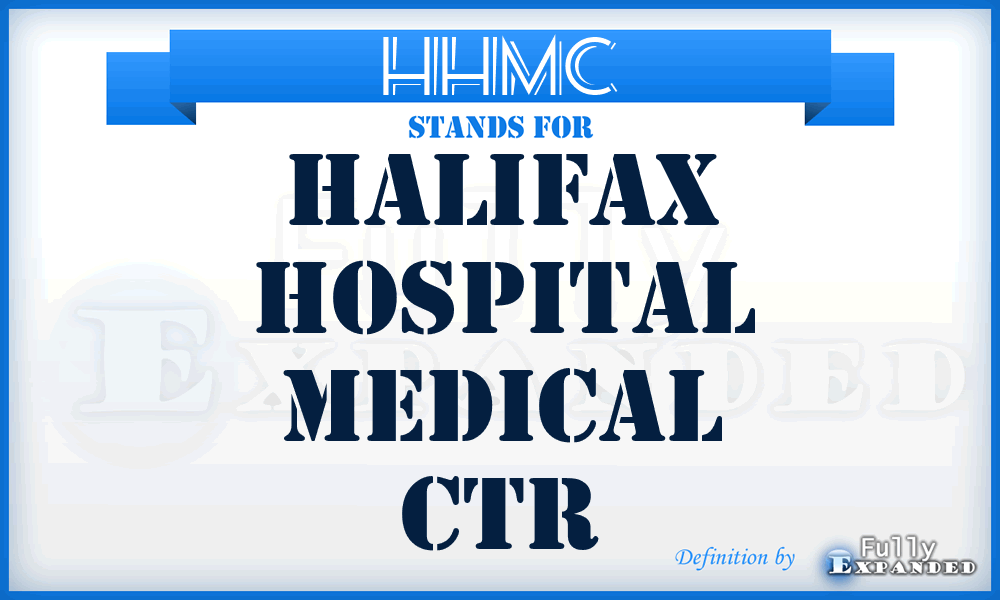 HHMC - Halifax Hospital Medical Ctr