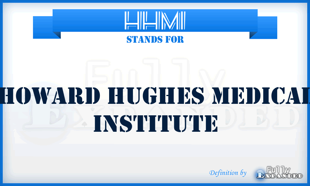 HHMI - Howard Hughes Medical Institute