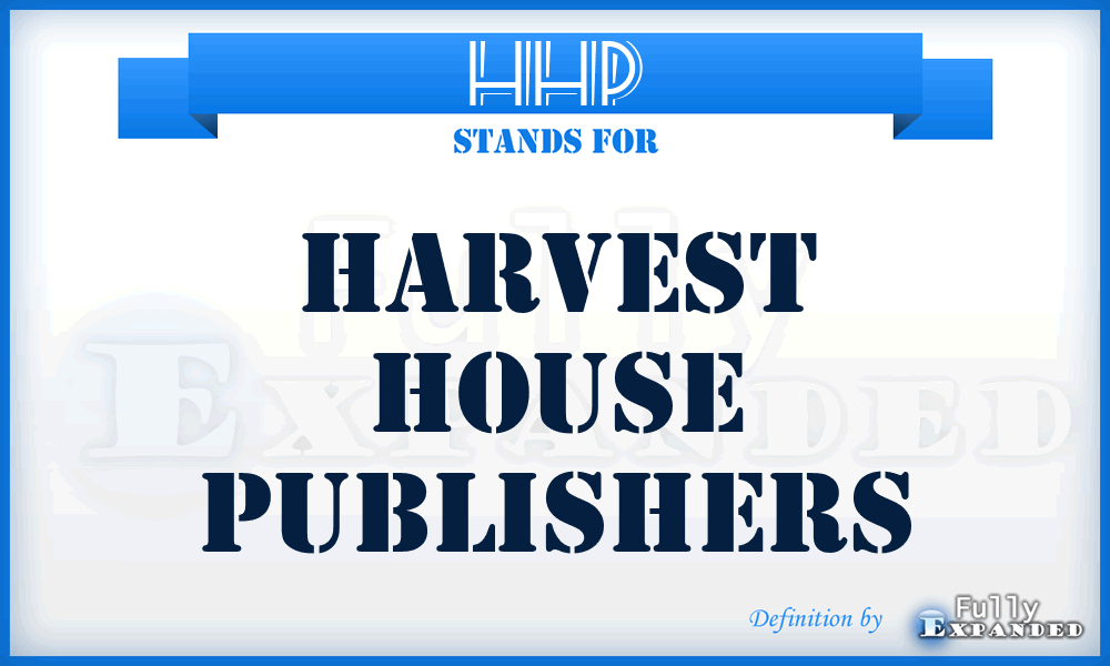 HHP - Harvest House Publishers