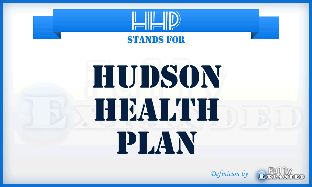 HHP - Hudson Health Plan