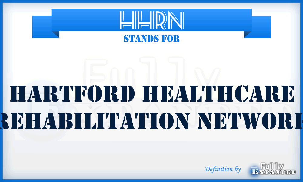 HHRN - Hartford Healthcare Rehabilitation Network
