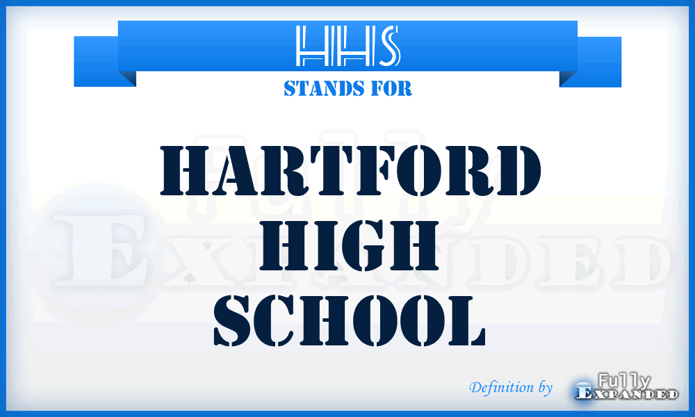 HHS - Hartford High School