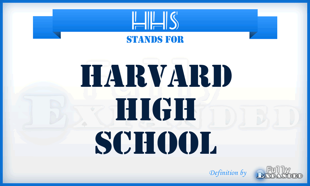 HHS - Harvard High School