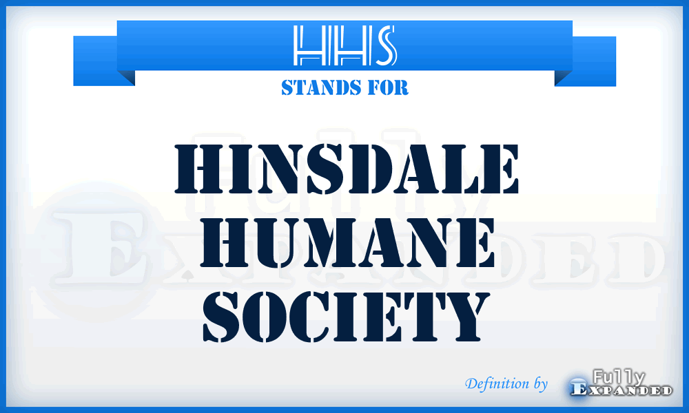 HHS - Hinsdale Humane Society