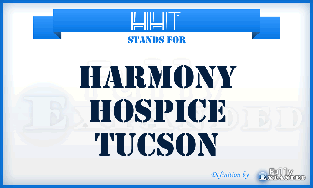 HHT - Harmony Hospice Tucson