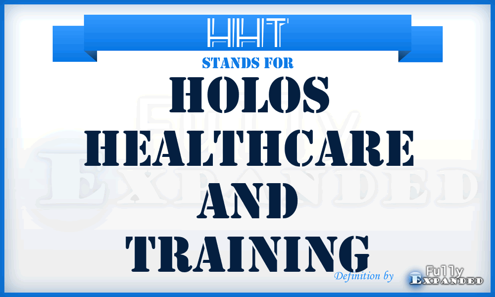 HHT - Holos Healthcare and Training