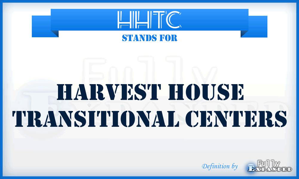HHTC - Harvest House Transitional Centers