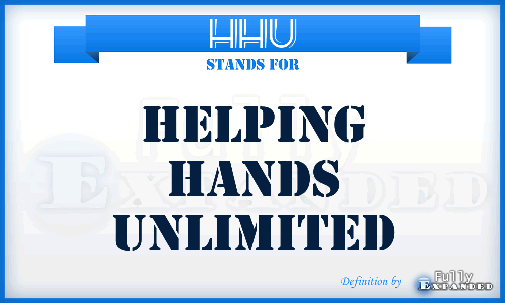 HHU - Helping Hands Unlimited