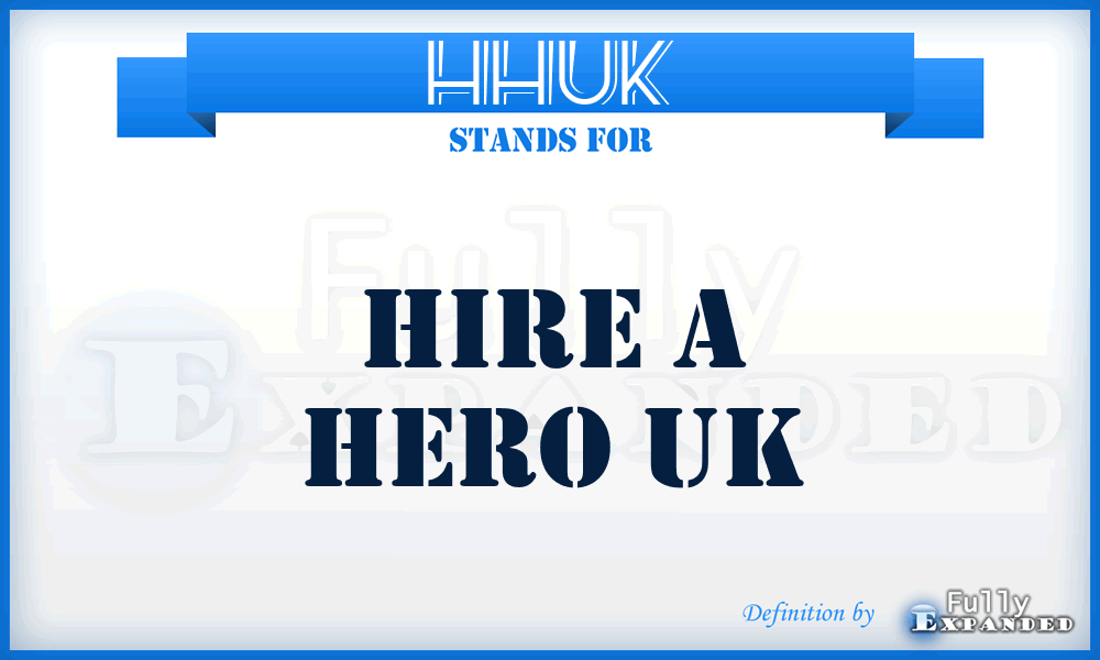 HHUK - Hire a Hero UK