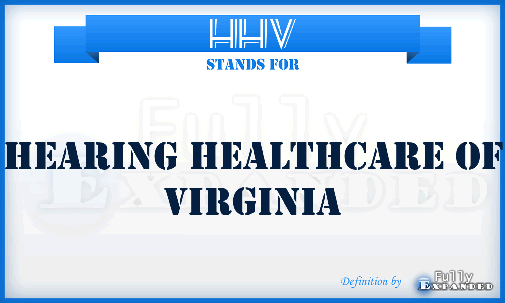 HHV - Hearing Healthcare of Virginia