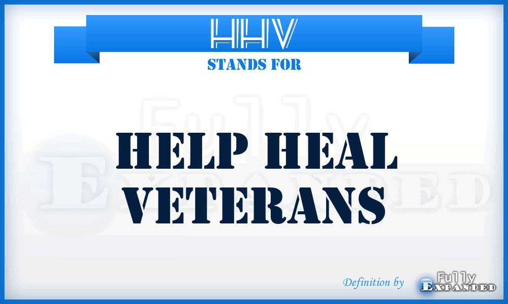 HHV - Help Heal Veterans